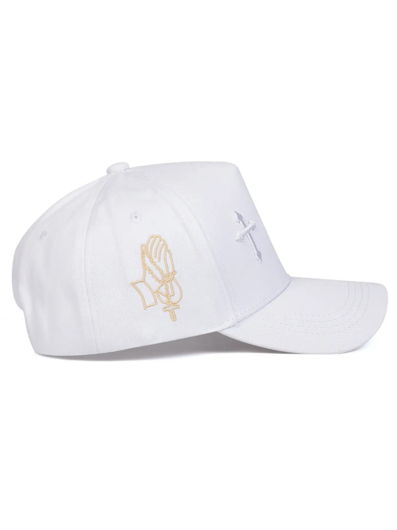 Unisex Jesus Cross Baseball Cap, Adjustable Stylish Hat, Adjustable Sun Protection Hat in Woven Fabric, Suitable for Spring & Fall Travel Outdoor Use