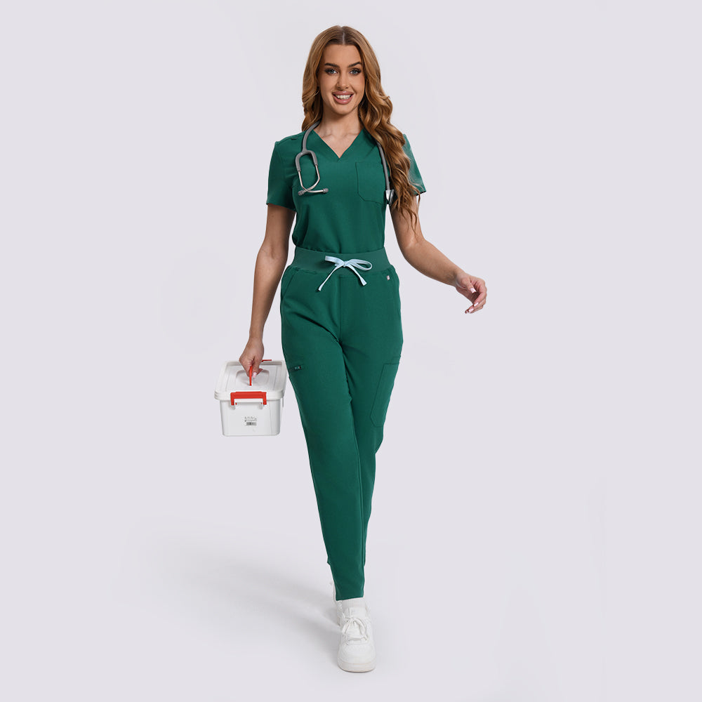 Women’s Scrubs Set – 12 Pockets| 