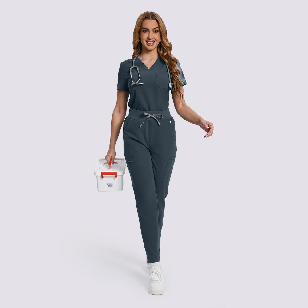 Women’s Scrubs Set – 12 Pockets| 