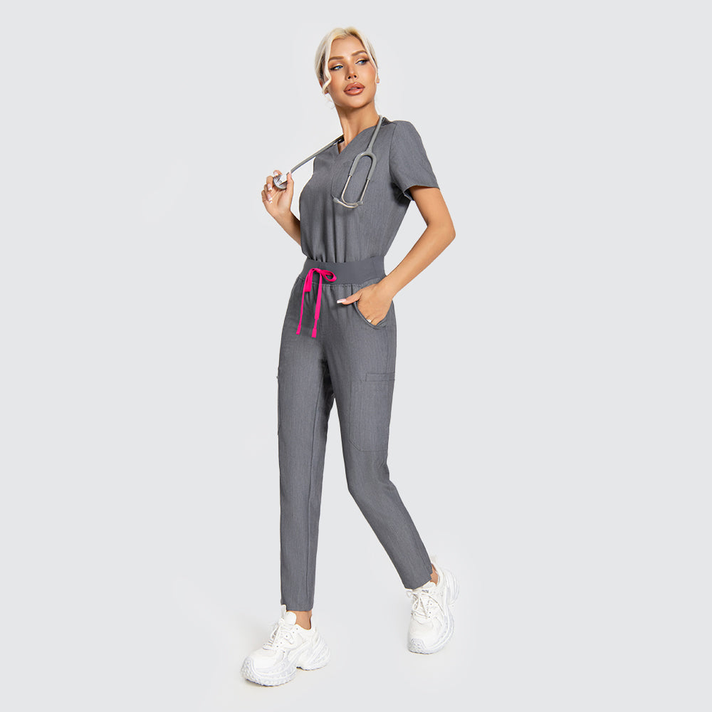 Women’s Scrubs Set – 12 Pockets| 
