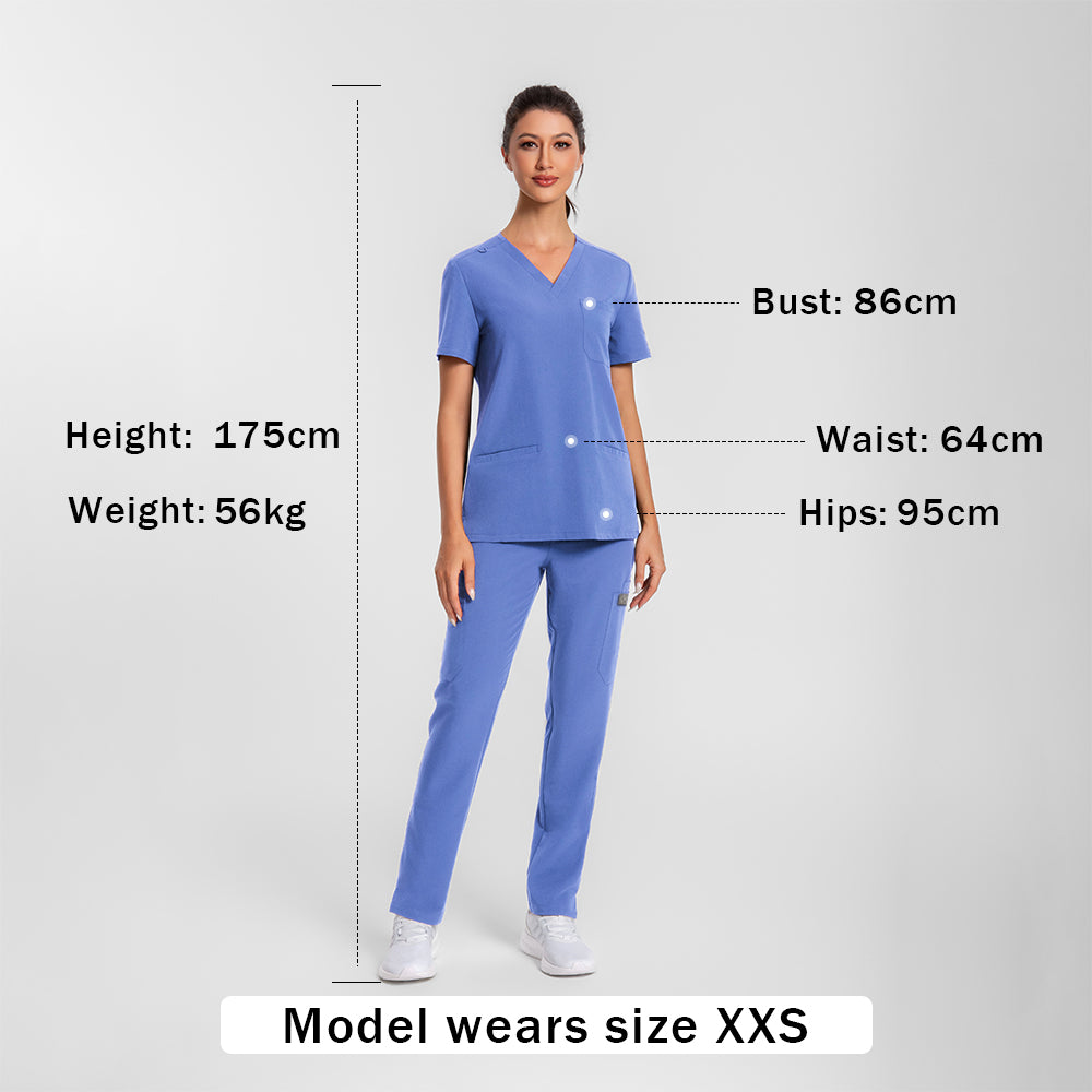 Women’s Scrubs Set – 12 Pockets| 