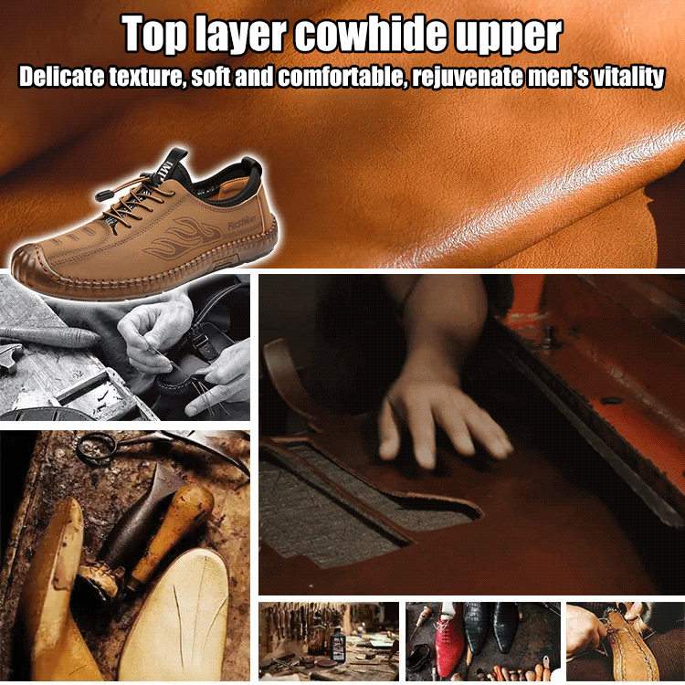New 2026 fashion casual tendon sole soft sole men's shoes