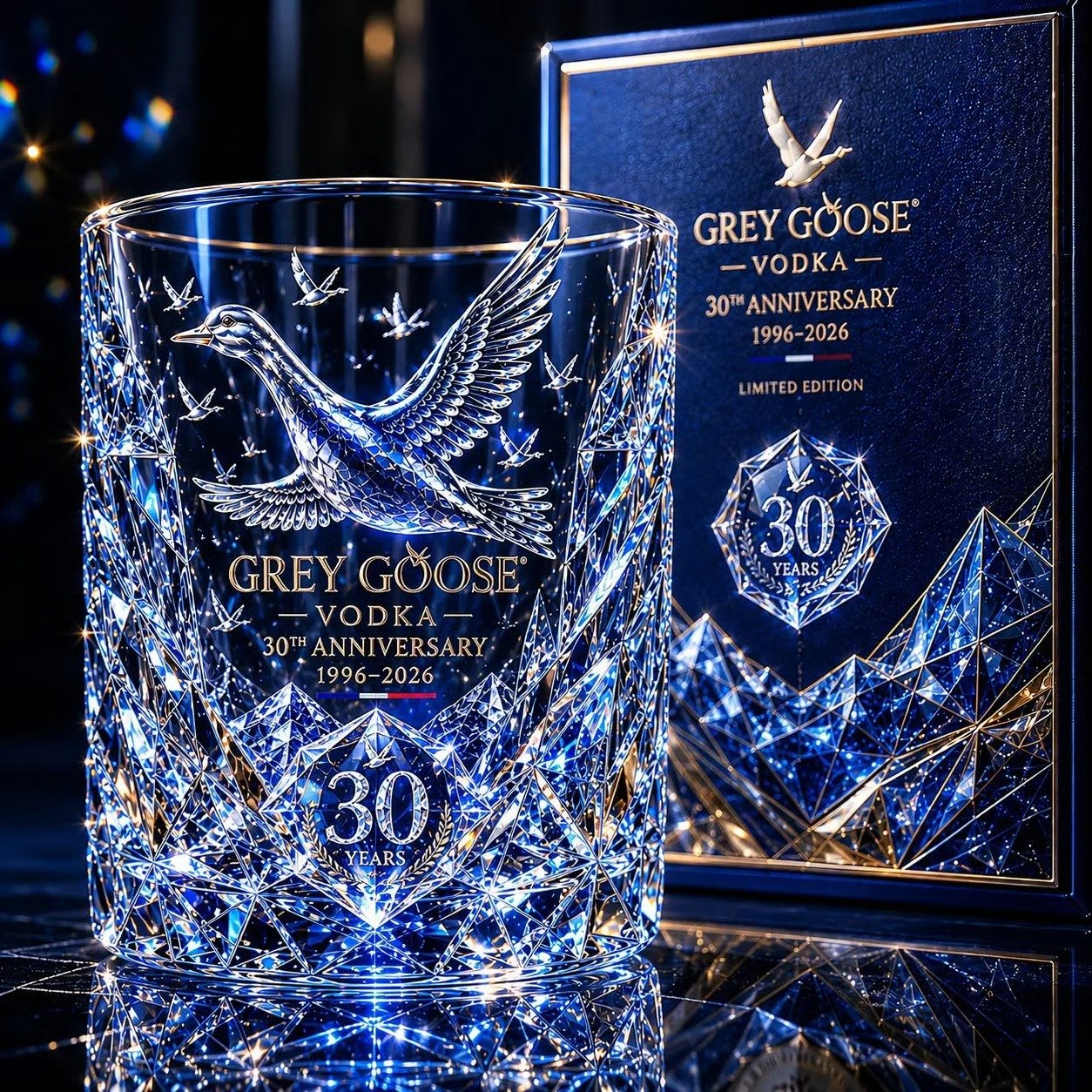 Grey Goose 30 Years Crystal Tumbler