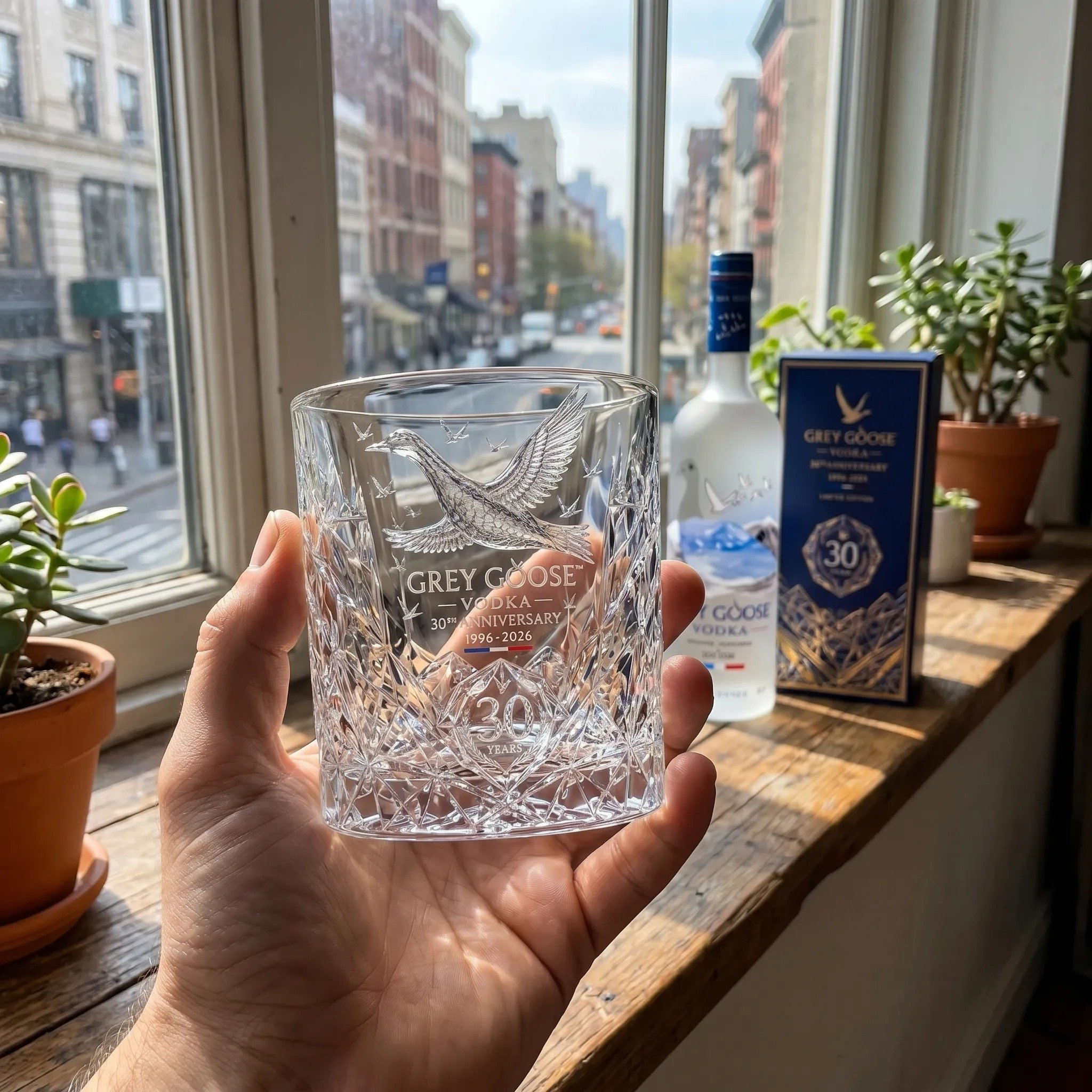 Grey Goose 30 Years Crystal Tumbler