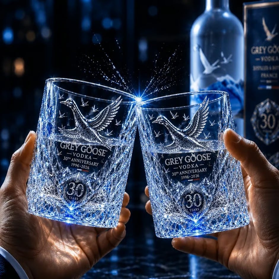 Grey Goose 30 Years Crystal Tumbler