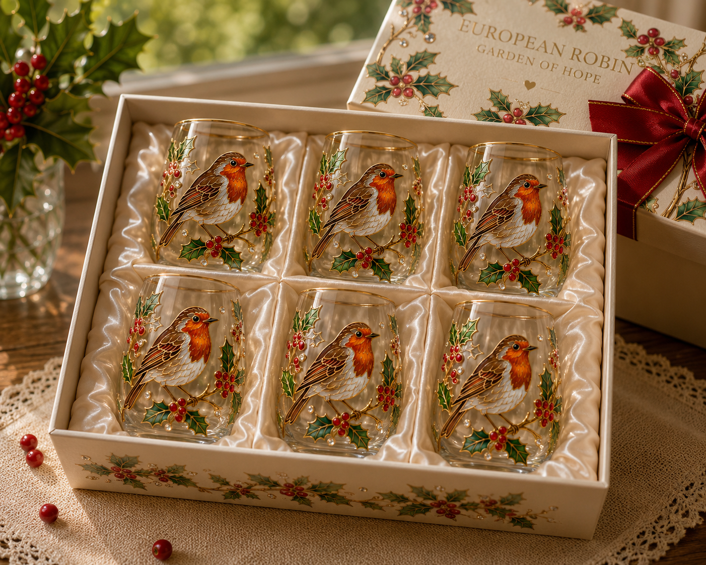 🌸🌿 Limited Edition 2026 Garden Morning Bliss Glass Tea Cup☀️☕