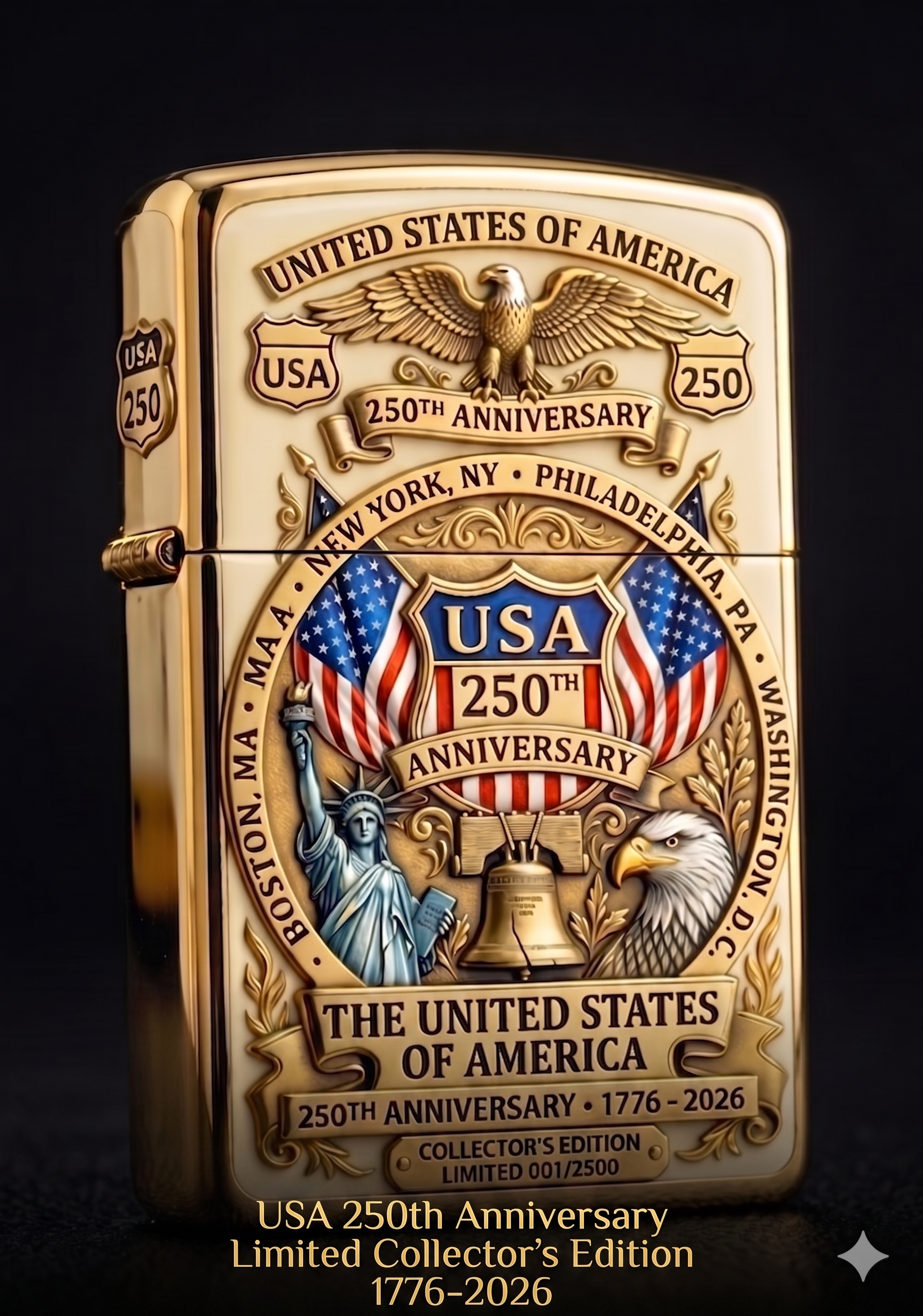 ⚡️Last Day 49% OFF -🎁USA 250th Anniversary Zippo Lighter （BUY 2 FREE SHIPPING)