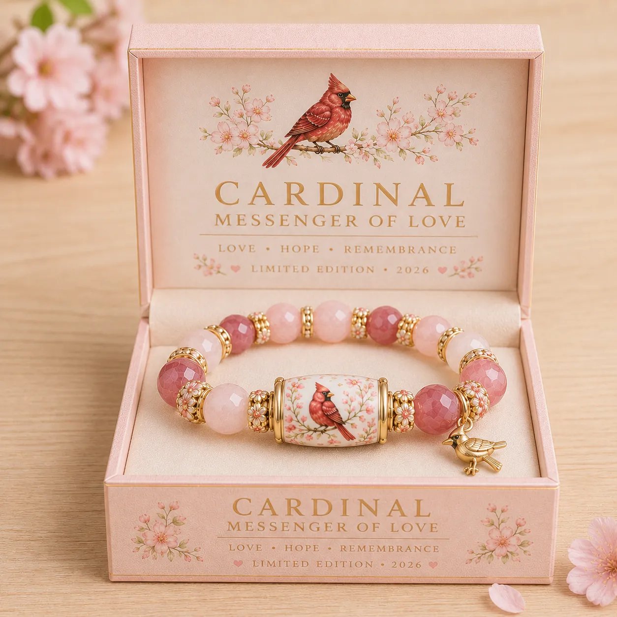 ❤️ Love, Remembrance & Cardinal Blessings 🕊️ | 2026 Limited Edition Bracelet
