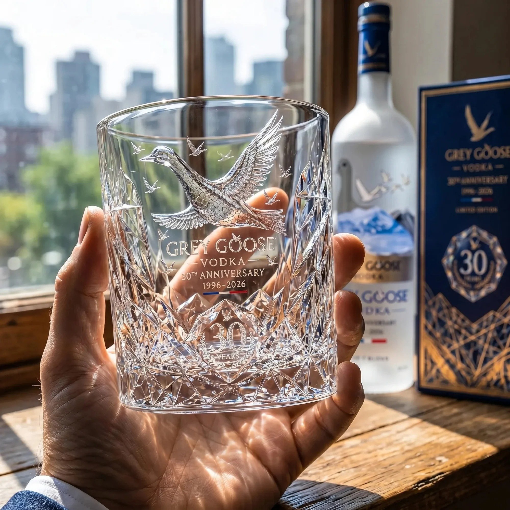 Grey Goose 30 Years Crystal Tumbler