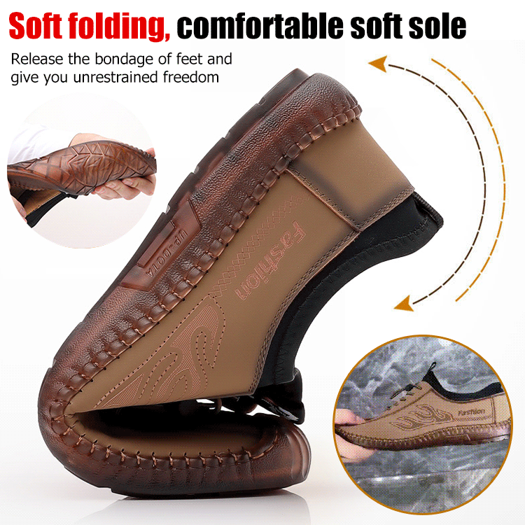 New 2026 fashion casual tendon sole soft sole men's shoes