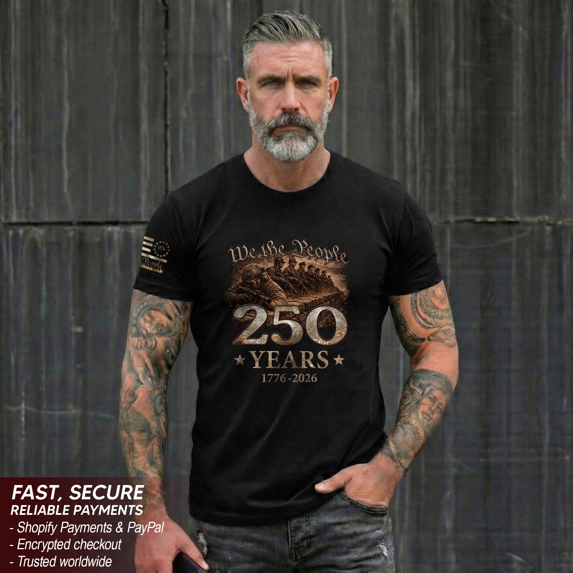 We The People - 250 Years of Enduring Freedom Shirt