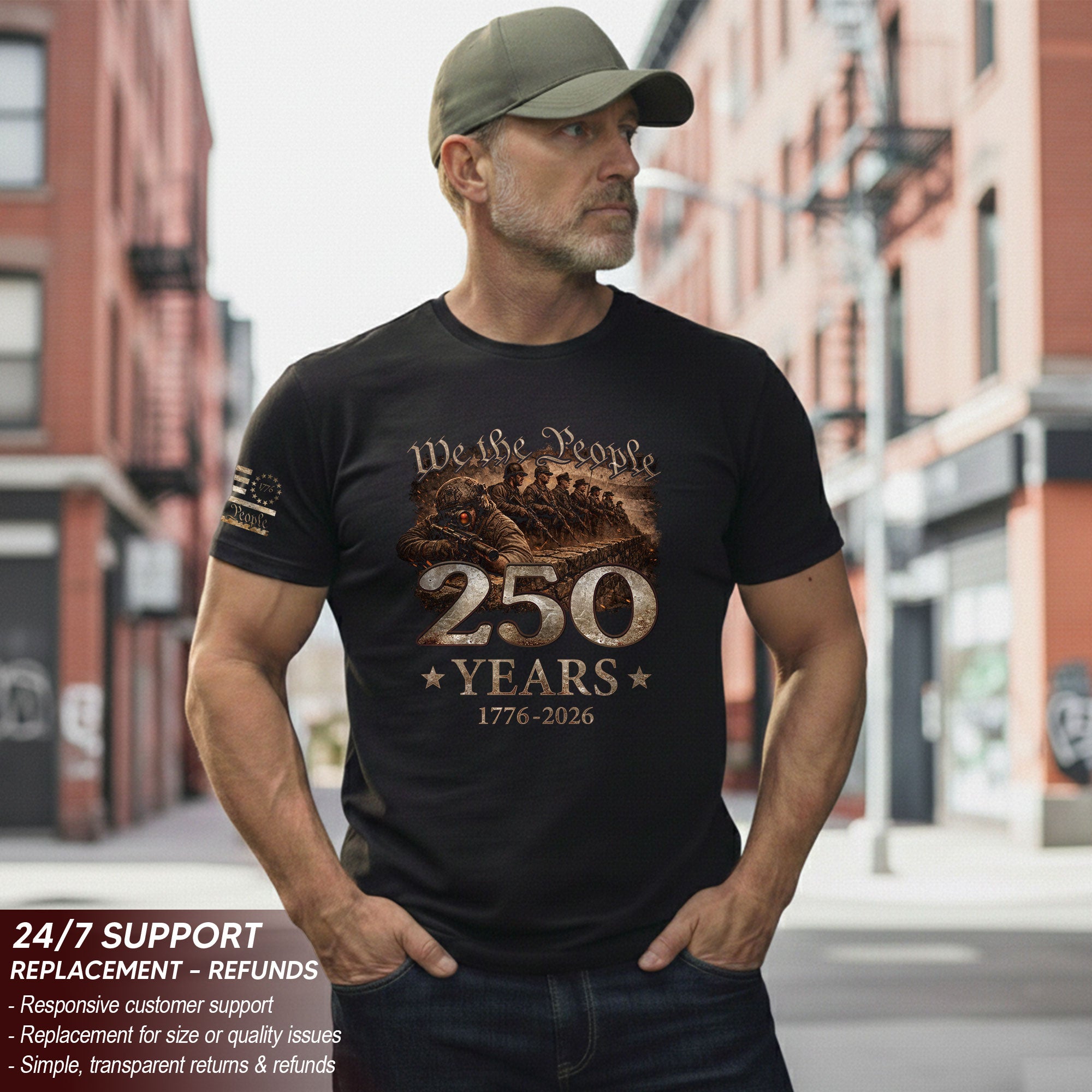 We The People - 250 Years of Enduring Freedom Shirt