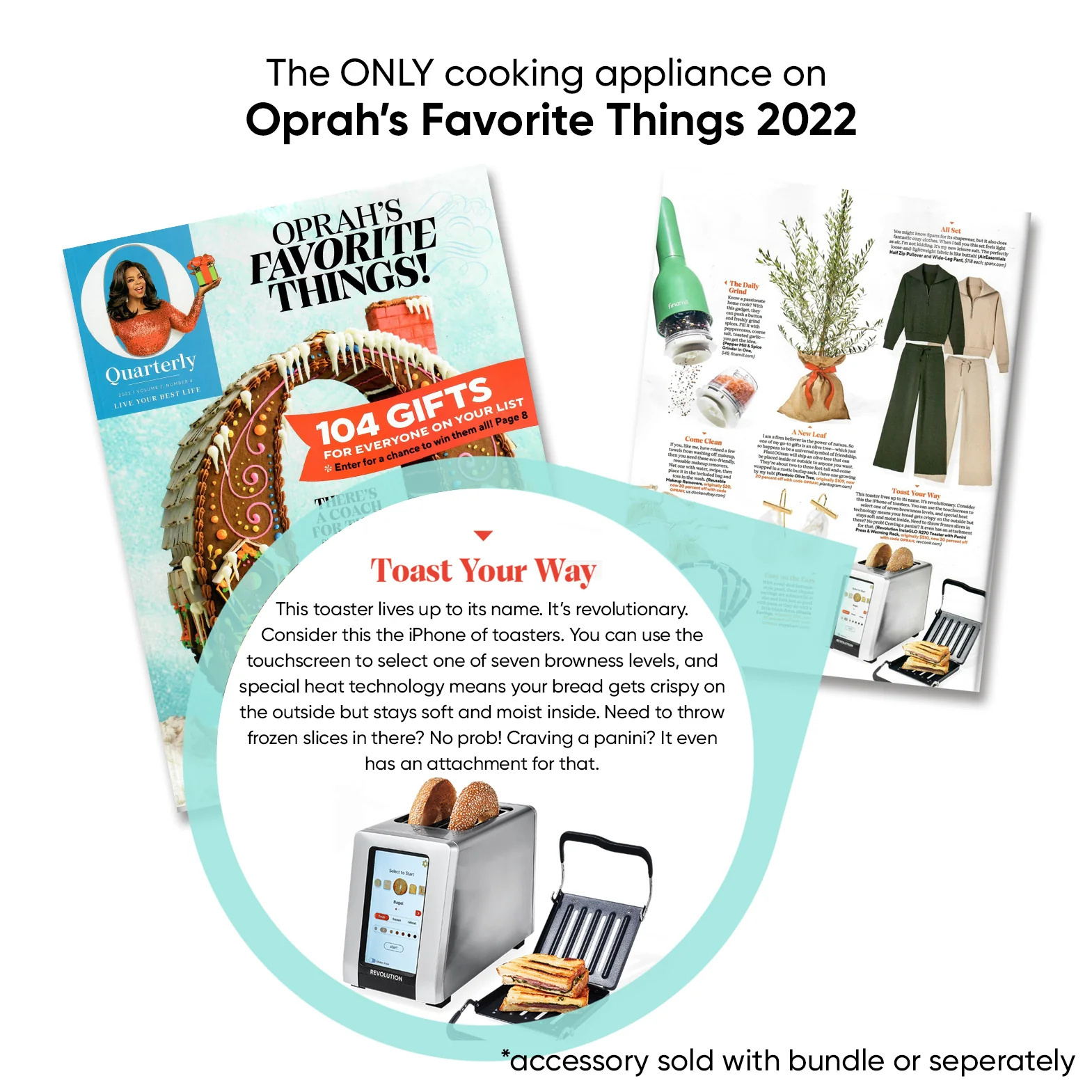 Spring Sale -BUY 2 SAVE 35% -Revolution Toaster