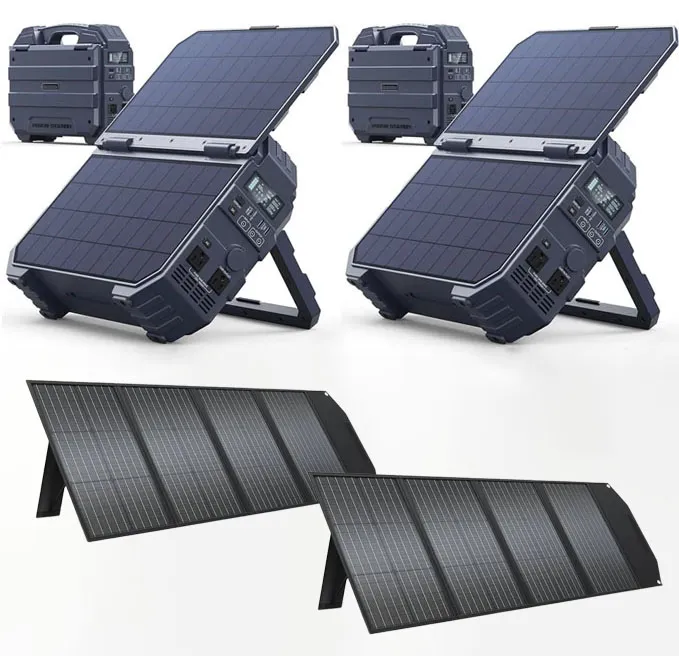💥Liquidation Sale💥Buy 1 Get 1 Free💥Portable Power Station with Built-in Solar Panel