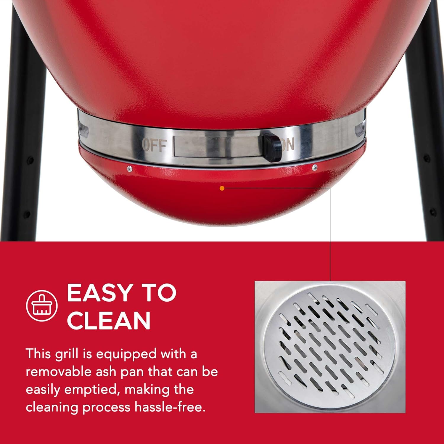 20-inch (approx. 50.8 cm) Kamado Charcoal Grill with Pizza Stone, Ultimate Outdoor Grill Egg Grill and Wheeled Smoke Unit