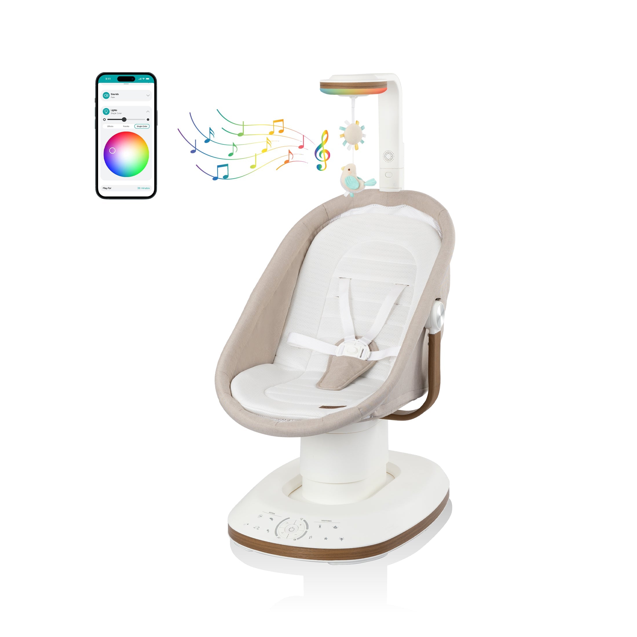  2-in-1 Smart Motion Swing & Soothing Nest