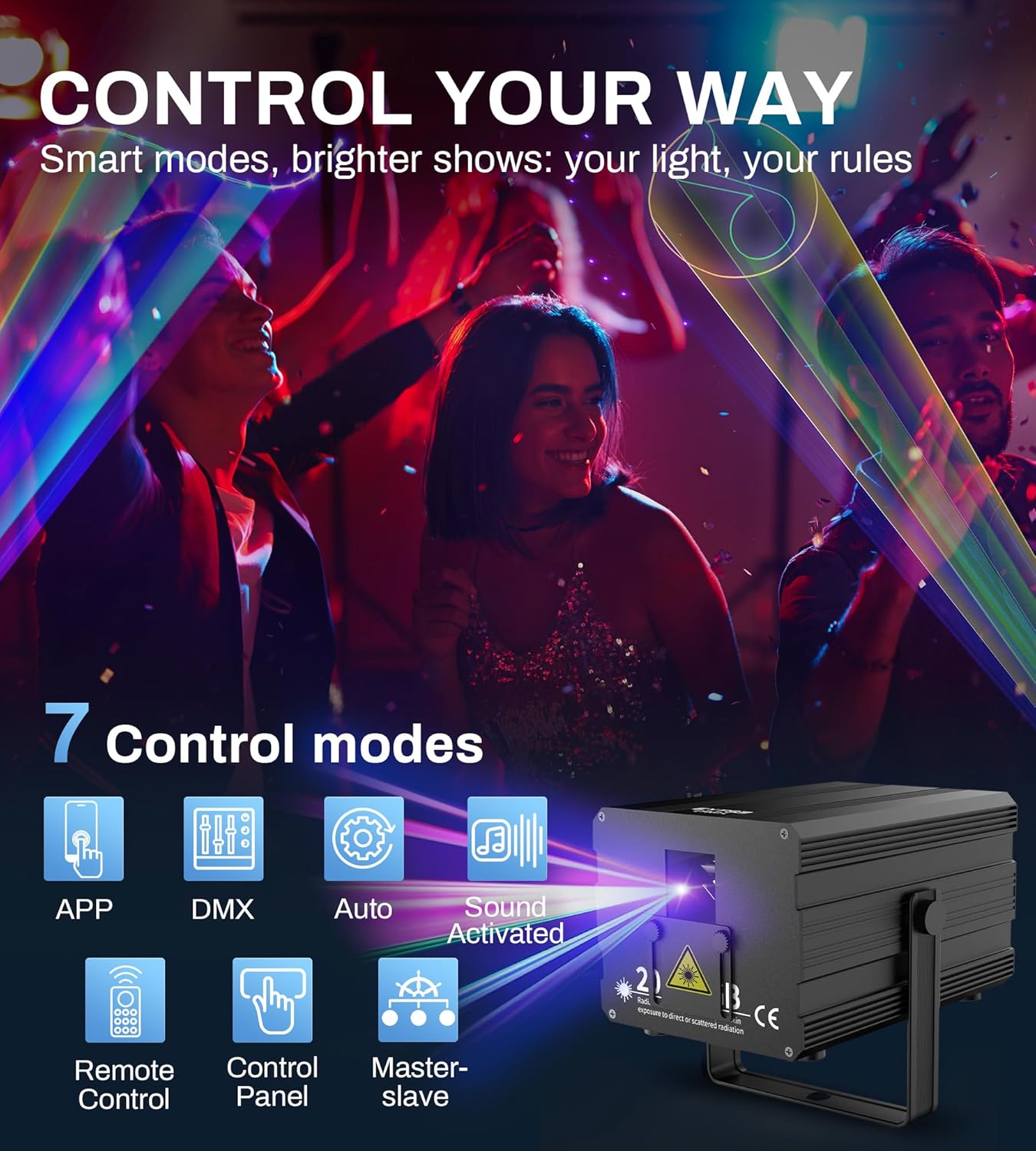DJ Laser Light with App Control