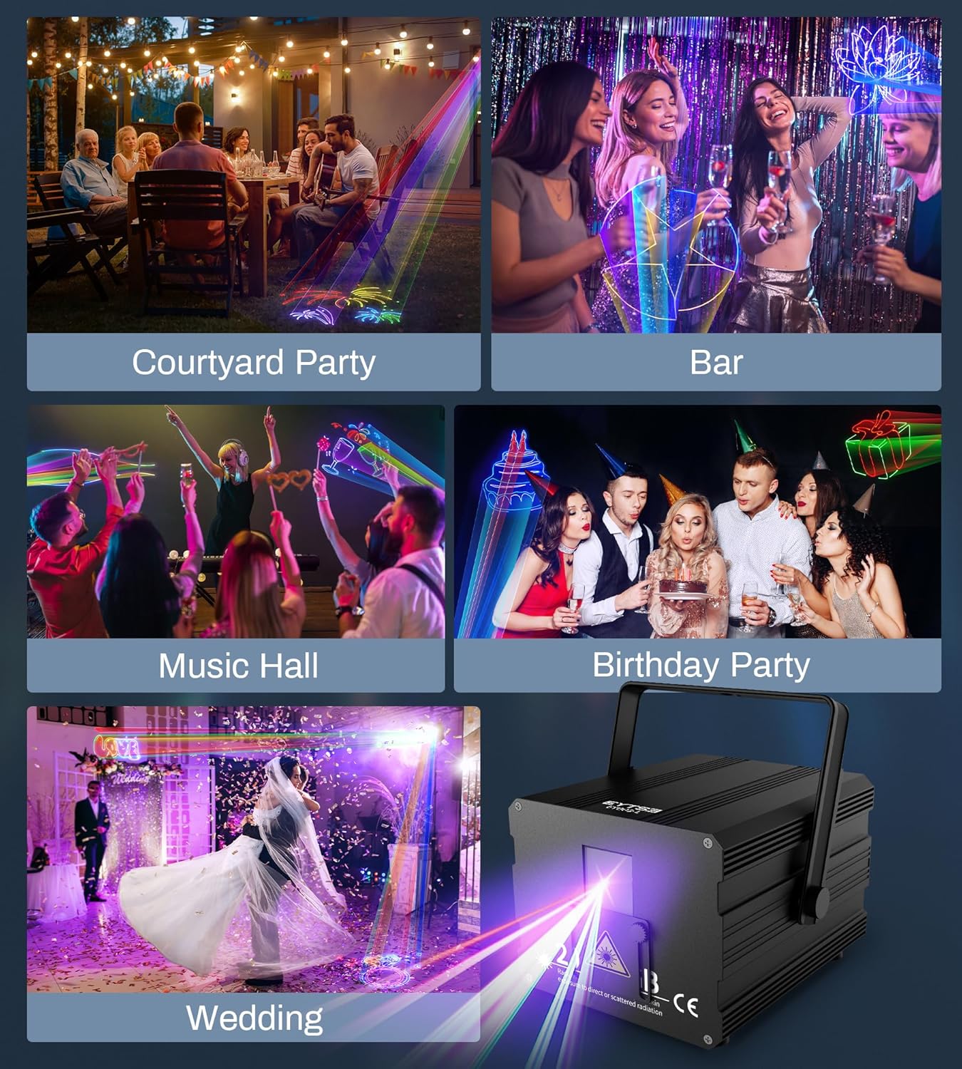 DJ Laser Light with App Control