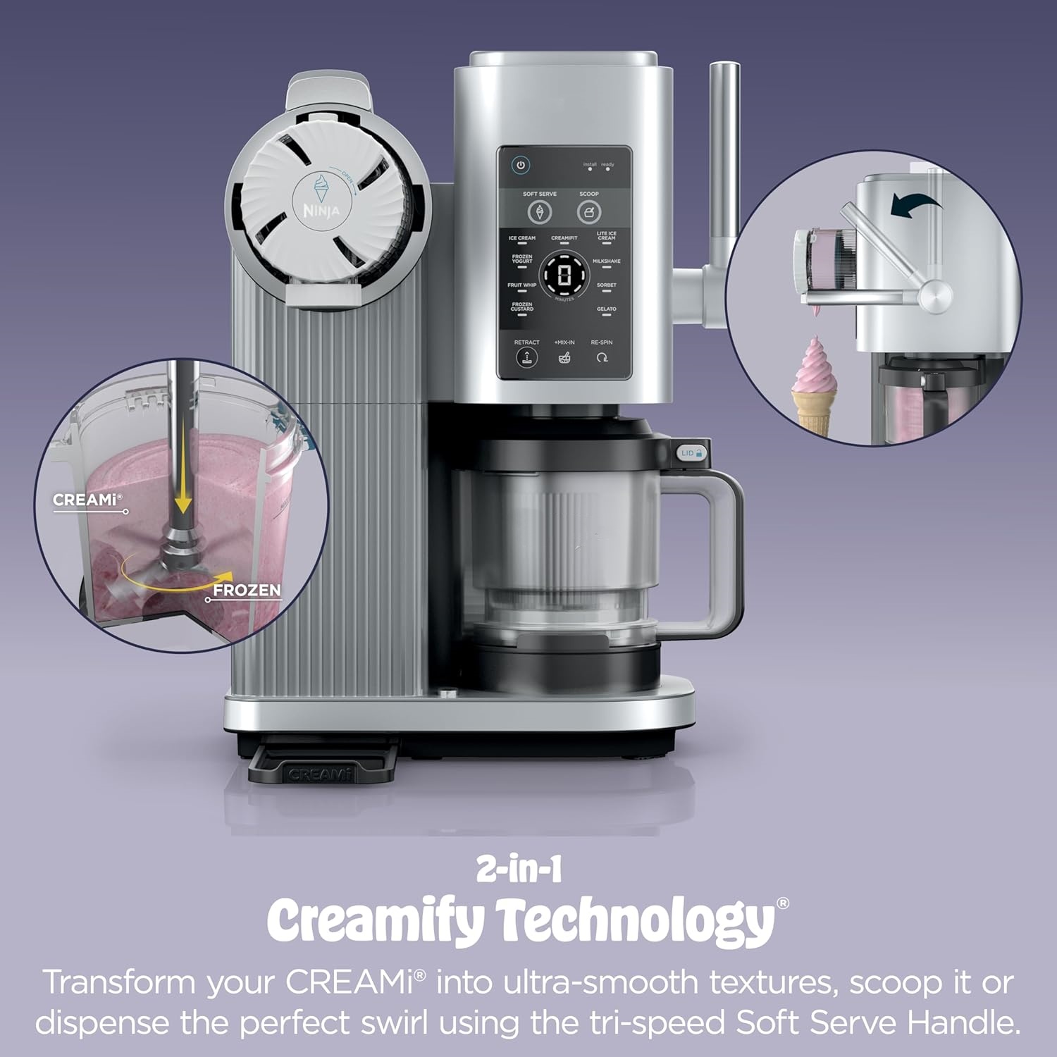 CREAMi Scoop & Swirl Ice Cream Maker