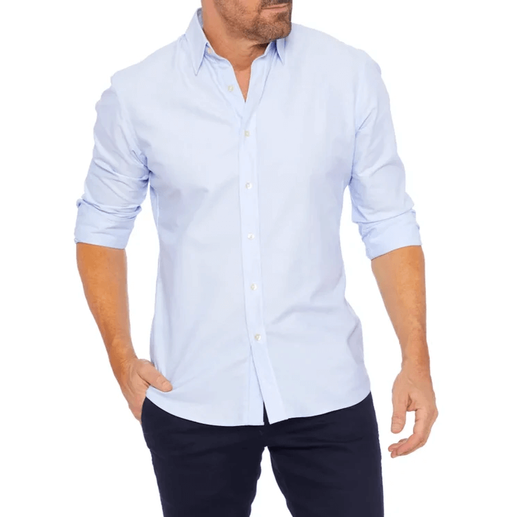 🔥2026 Spring Sale🔥Oxford Stretch Zip Shirt