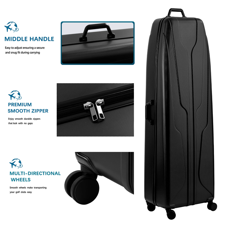 🔥🔥 Limited-Time Deal – Save Up To 80% !Hard Case Golf Travel Bag, Golf Travel Case - Ultimate Protection, Waterproof & Durable, Specially Designed for Golf Clubs