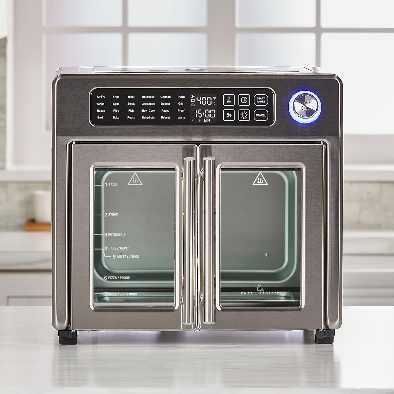 🔥clearance sale🔥Extra Large French Door Air Fryer Toaster Oven Combo