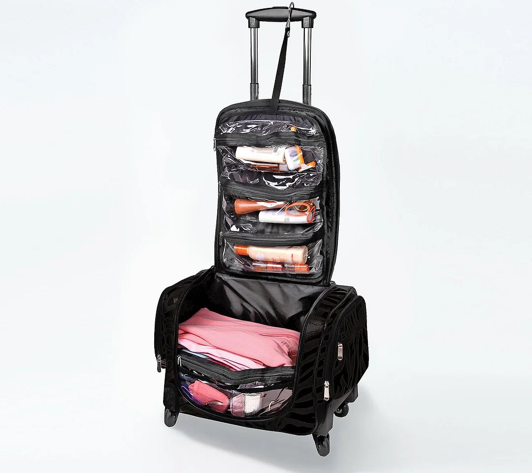 Soon to be sold out!!💝Buy 2 Get 2 Free💝✨Weekender Travel Bag with Set of 2 Snap-In Toiletry Case