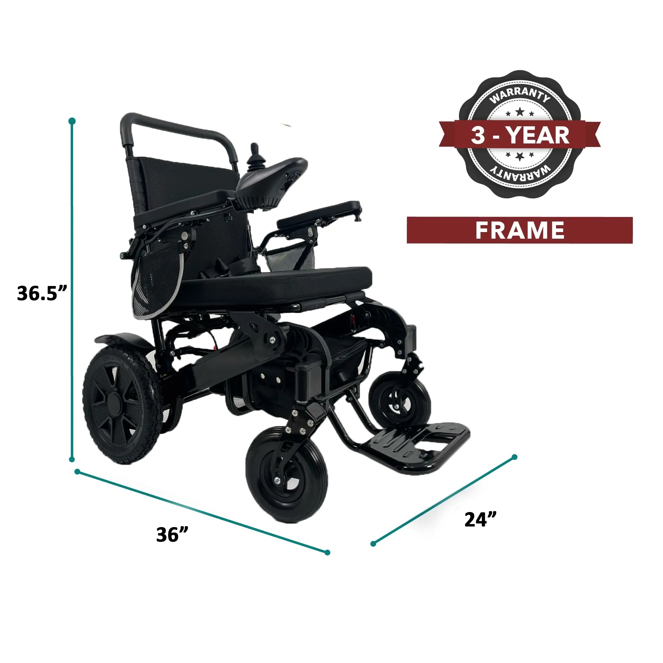 Glide Care G-5 Lightweight Foldable Electric Wheelchair