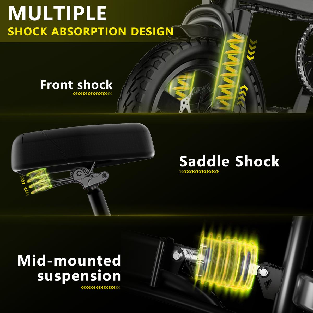  Folding Electric Bike for Adults