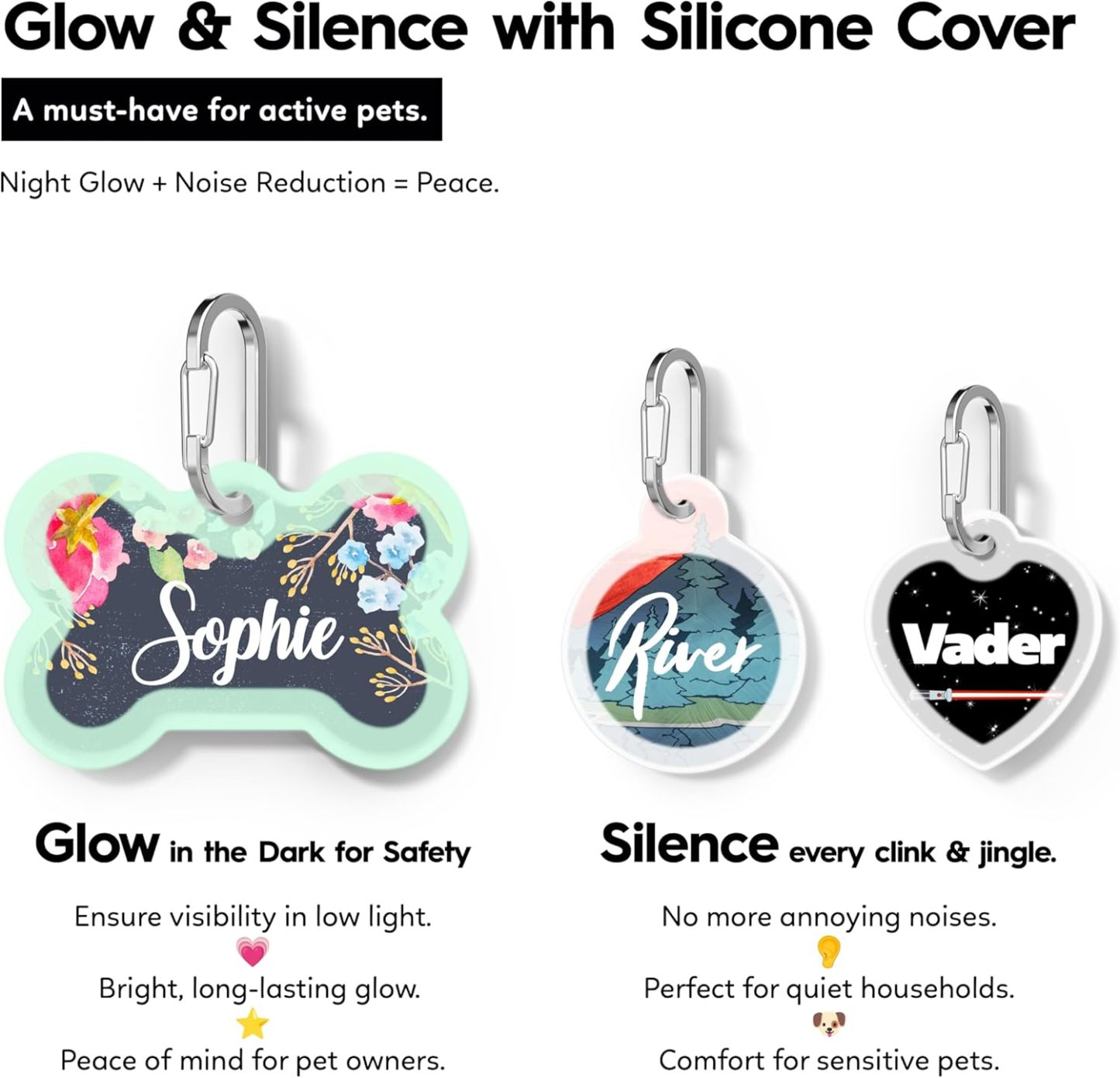 Sunrise Pet ID Tag Personalized