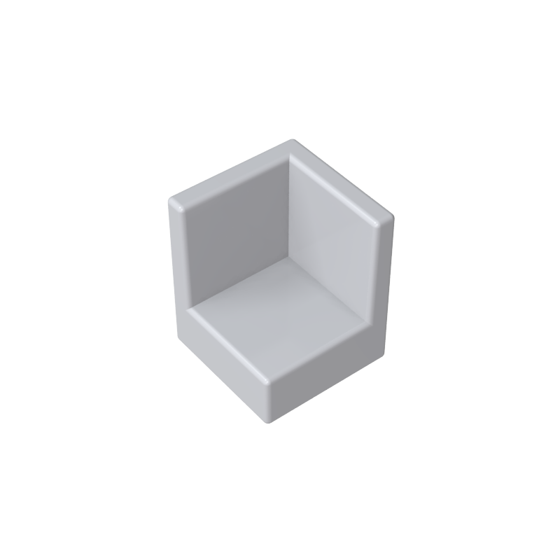 1x1x1 Corner Wall Panel