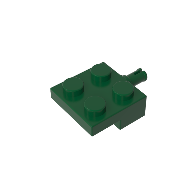 2x2 single-sided pulley bolt base plate