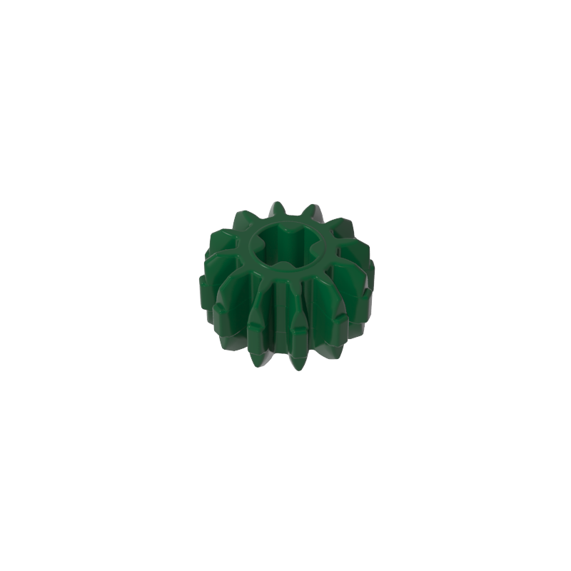 Double-sided 12-ply gear, outer diameter 13.3 mm.