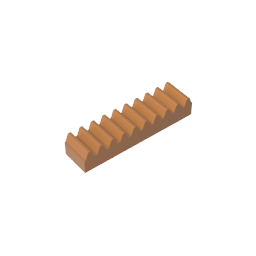 1x4 gear rack