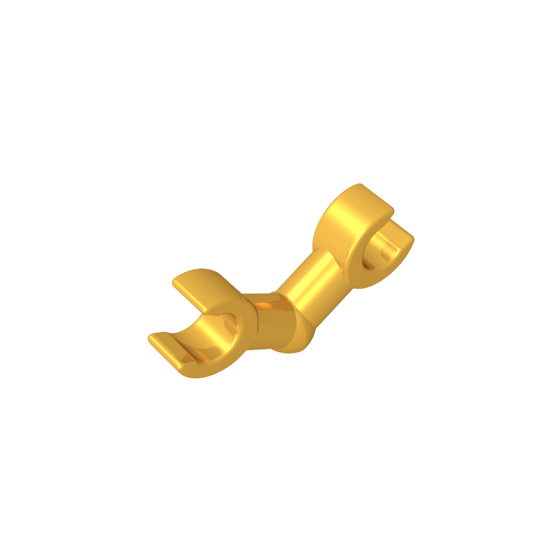 Minifigure skeleton with curved arm