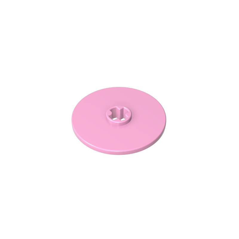 3x3 circular plate with shaft hole