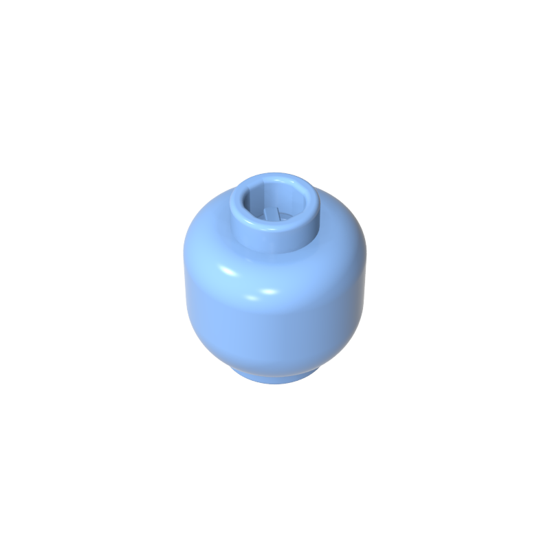 Head of the tall brick minifigure