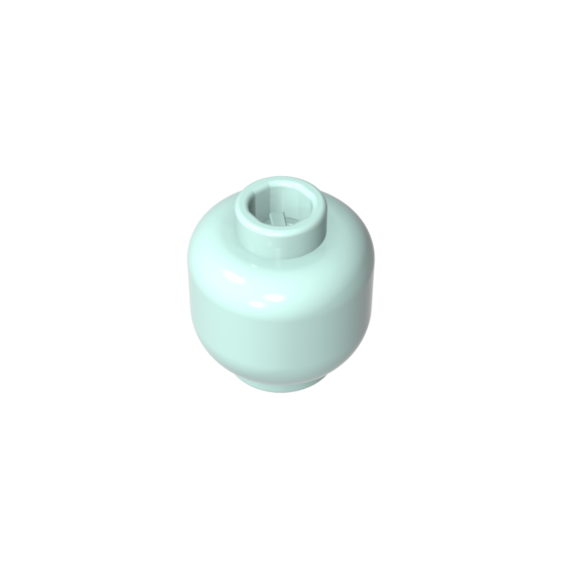 Head of the tall brick minifigure