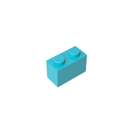 1x2 baseless column bricks
