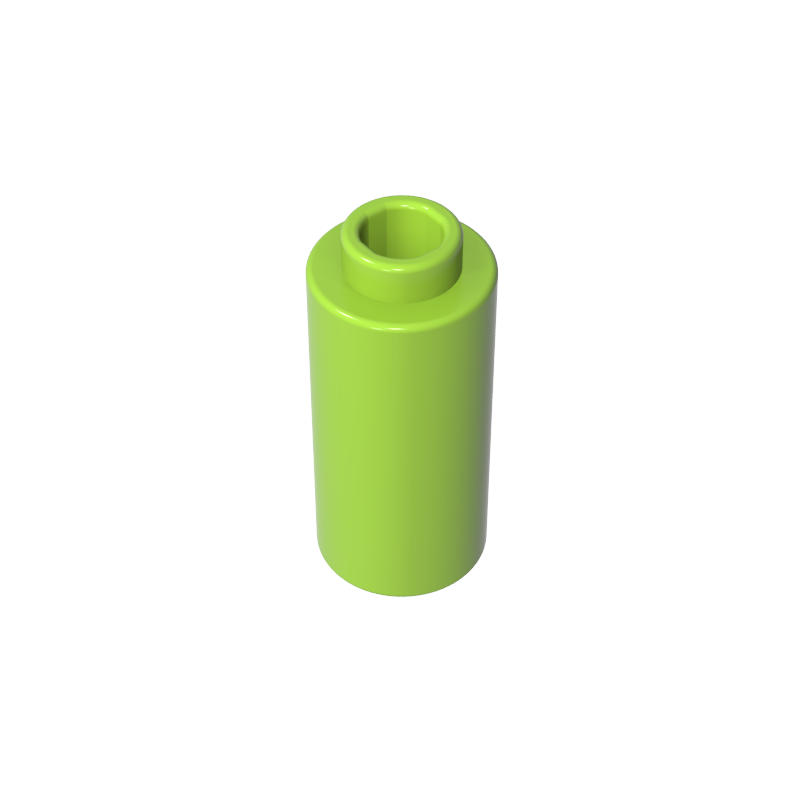 1x1x1 2/3 cylindrical brick straight tube