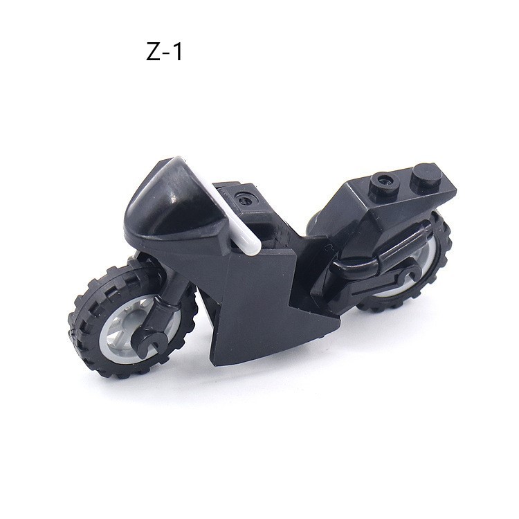 Nowoczesna scena wojskowa z kompatybilnymi częściami, nadaje się do montażu motocykli dwukołowych, małe elementy konstrukcyjne x 10