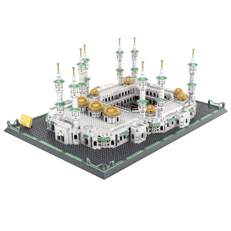 Wange - Meczet al-Haram, Mekka, Arabia Saudyjska Zestaw klocków, kompatybilny prezent edukacyjny - 6220