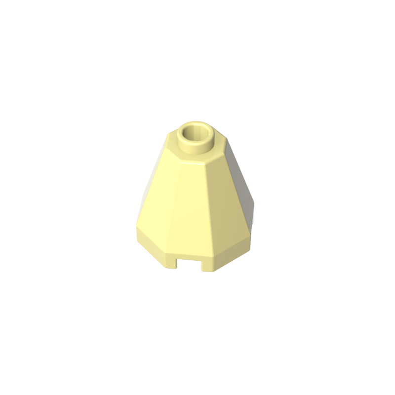 2x2x1 2/3 octagonal pyramidal brick