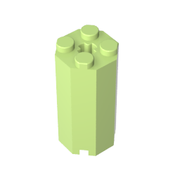 Ladrillo octogonal de 2x2x3 1/3