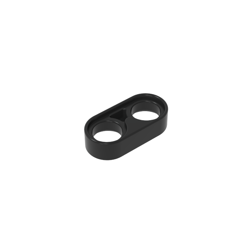 1x2 arm with hole (thin)