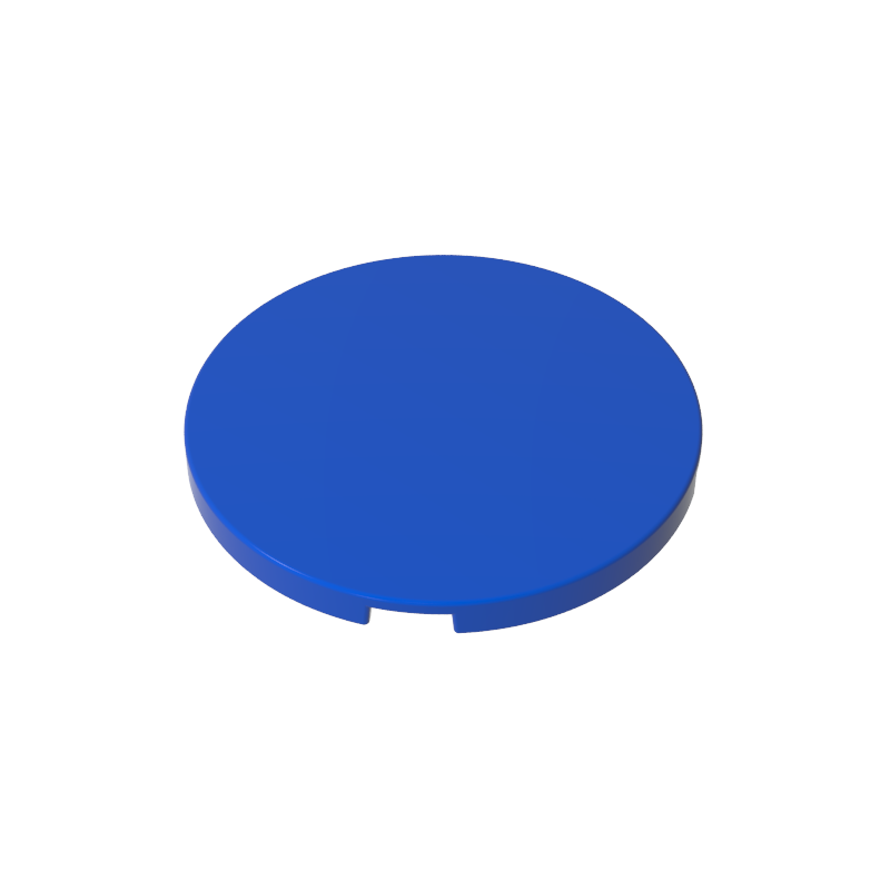 4x4 smooth round plate