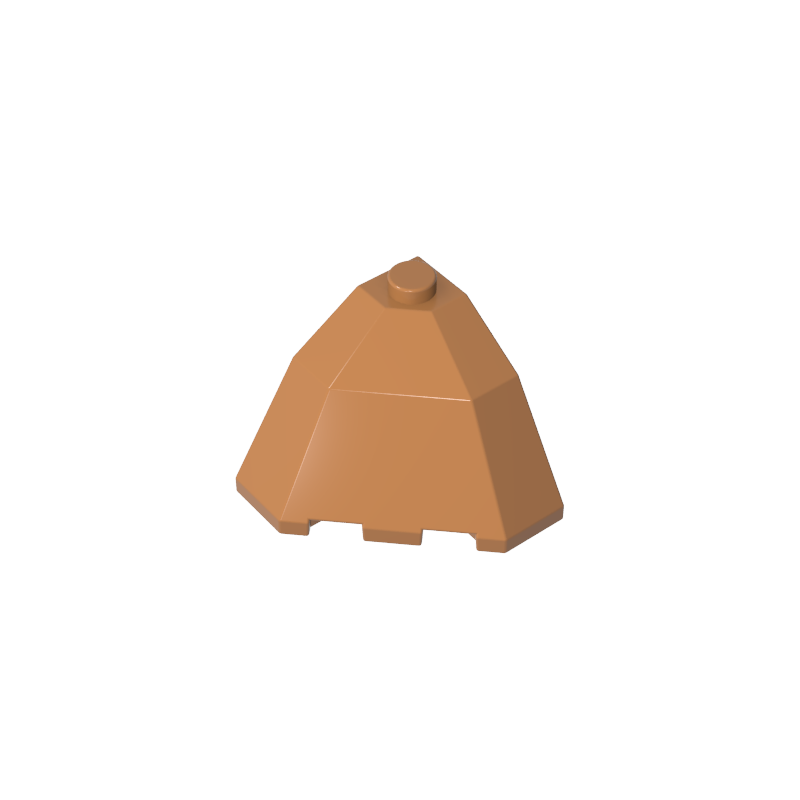 3x3x2 multifaceted special brick top