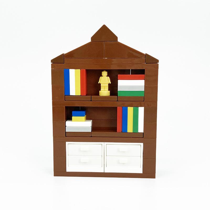 Zestaw części do nowoczesnych mebli domowych MOC, małe klocki do budowy sofy/podstawki pod telewizor/mebli dekoracyjnych, części i akcesoria do aranżacji wnętrz