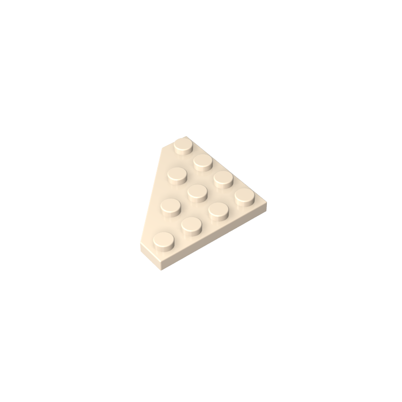 4x4 wedge plate (cut corner)