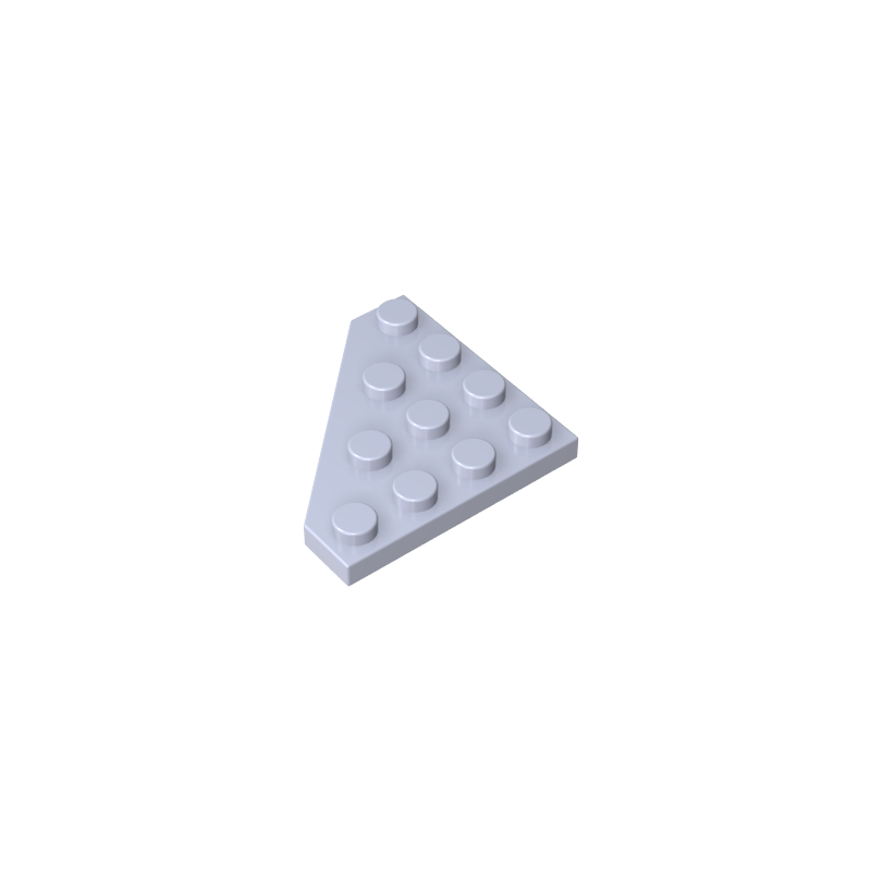 4x4 wedge plate (cut corners)